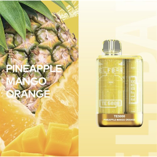 Elfbar TE5000 Pineapple Mango Orange, 5000 тяг в Ростове-на-Дону