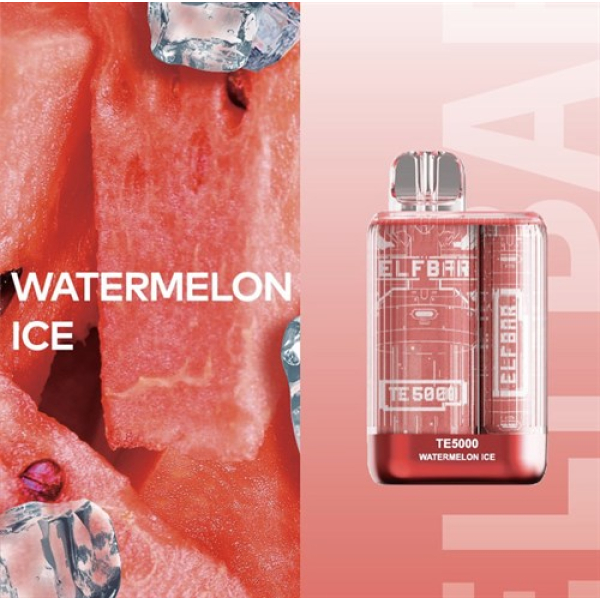 Elfbar TE5000 Watermelon Ice, 5000 тяг в Ростове-на-Дону