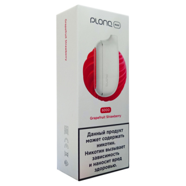 Plonq Max Grapefruit Strawberry 6000 тяг в Ростове-на-Дону