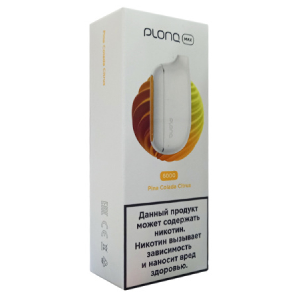 Plonq Max Pina Colada Citrus 6000 тяг в Ростове-на-Дону