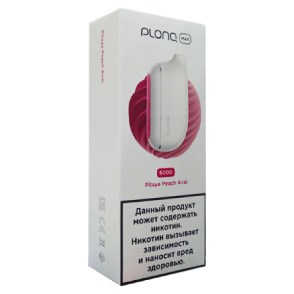Plonq Max Pitaya Peach Acai 6000 тяг в Ростове-на-Дону