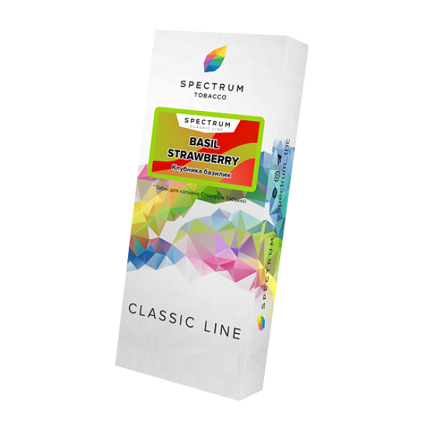 Табак SPECTRUM BASIL STRAWBERRY  100 грамм в Ростове-на-Дону