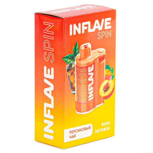 INFLAVE SPIN Персиковый чай (8000 затяжек) в Ростове-на-Дону