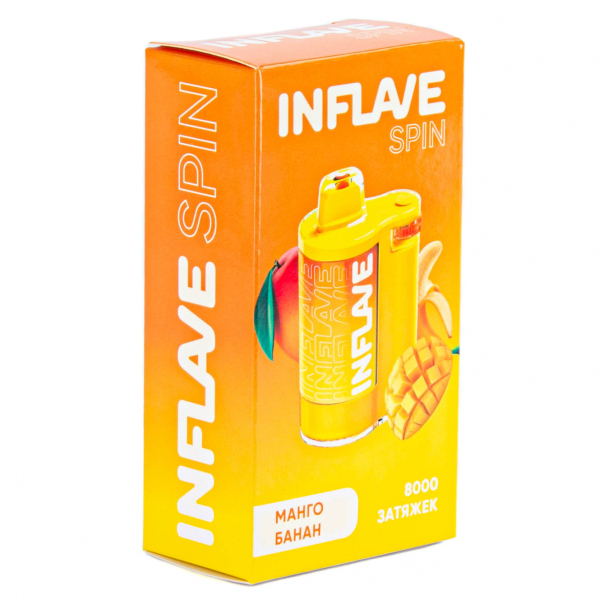 INFLAVE SPIN Манго банан (8000 затяжек) в Ростове-на-Дону