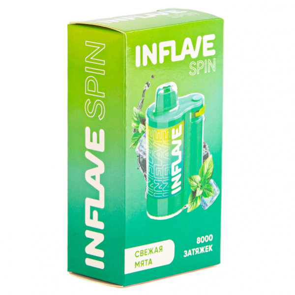 INFLAVE SPIN Свежая мята (8000 затяжек) в Ростове-на-Дону