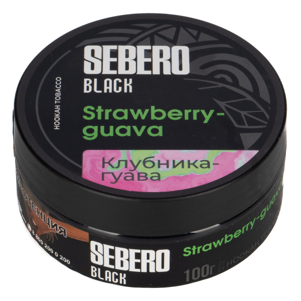 Табак Sebero Black Strawberry Guava  100 грамм в Ростове-на-Дону