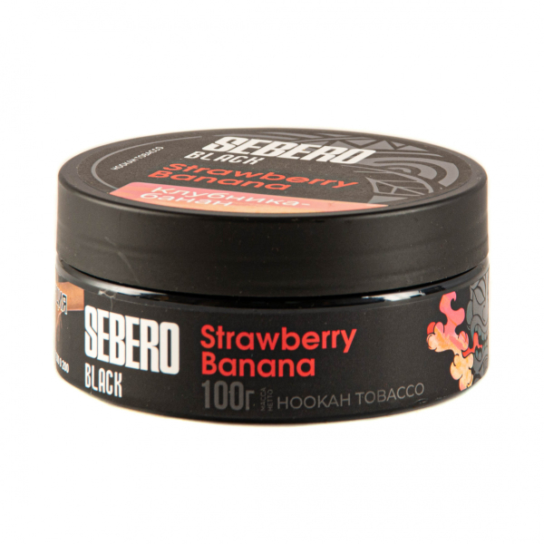 Табак Sebero Black Strawberry Banana  100 грамм в Ростове-на-Дону