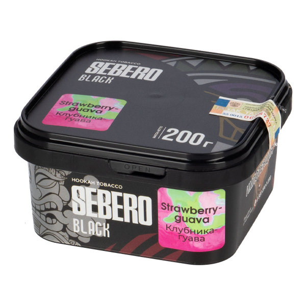Табак Sebero Black Strawberry Guava  200 грамм в Ростове-на-Дону