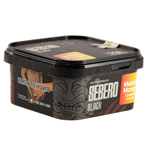 Табак Sebero Black Mellow Mango  200 грамм в Ростове-на-Дону
