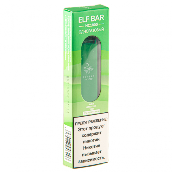 ELF BAR NC Kiwi Passionfruit Guava (1800 затяжек) 20 мг в Ростове-на-Дону