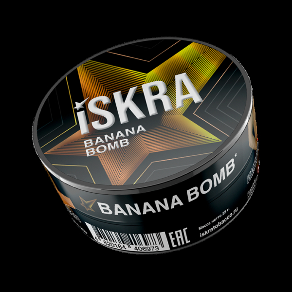 Табак ISKRA Вanana Bomb  25 грамм в Ростове-на-Дону