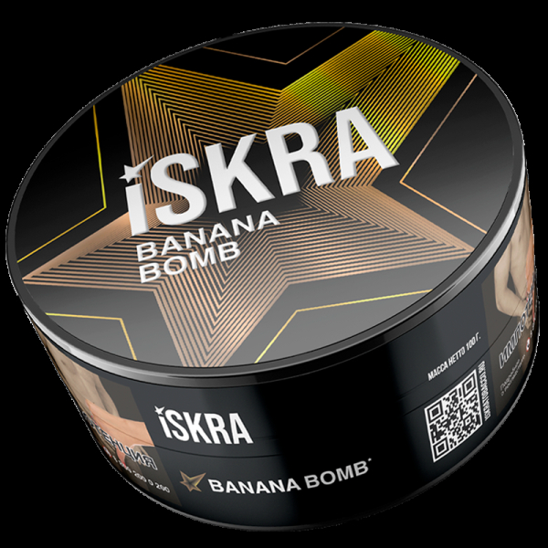 Табак ISKRA Вanana Bomb  100 грамм в Ростове-на-Дону