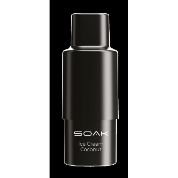 Картридж SOAK Q Кокосовое мороженое (1500 затяжек) в Ростове-на-Дону