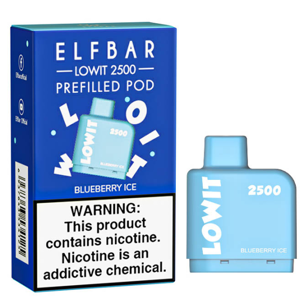 Картридж Elf Bar Lowit 2500 20 мг, 6 мл (Blueberry Ice) в Ростове-на-Дону