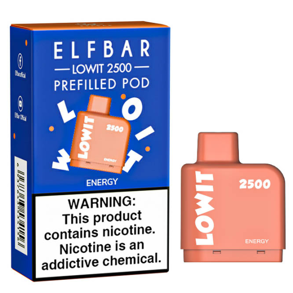 Картридж Elf Bar Lowit 2500 20 мг, 6 мл (Energy) в Ростове-на-Дону