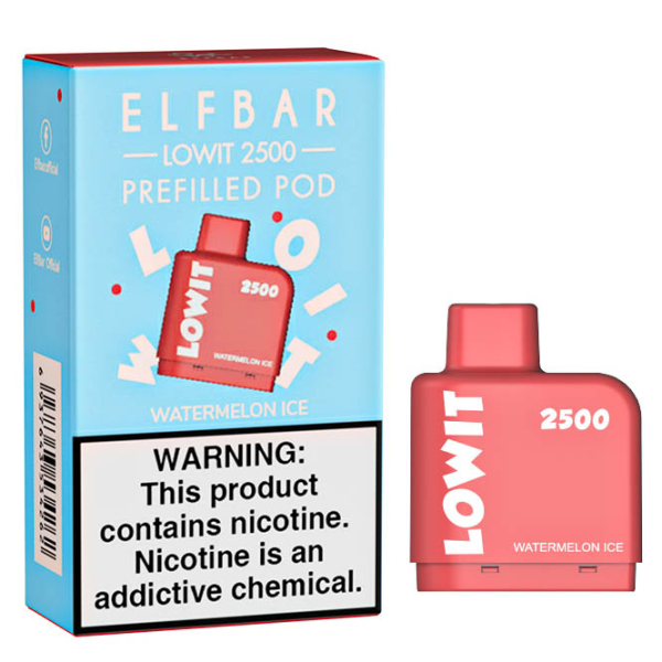 Картридж Elf Bar Lowit 2500 20 мг, 6 мл (Watermelon Ice) в Ростове-на-Дону