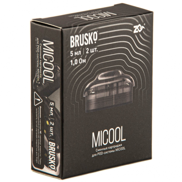 Картридж Brusko Zq Micool 5мл (2шт.) 1.0 в Ростове-на-Дону