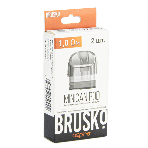 Картридж Brusko Minican прозрачный (2шт.) 0,8 в Ростове-на-Дону