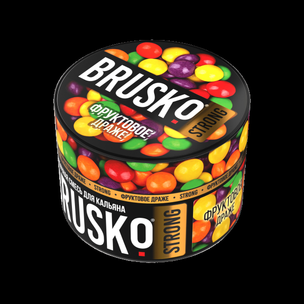 Смесь Brusko Strong фруктовое драже  50 гр в Ростове-на-Дону
