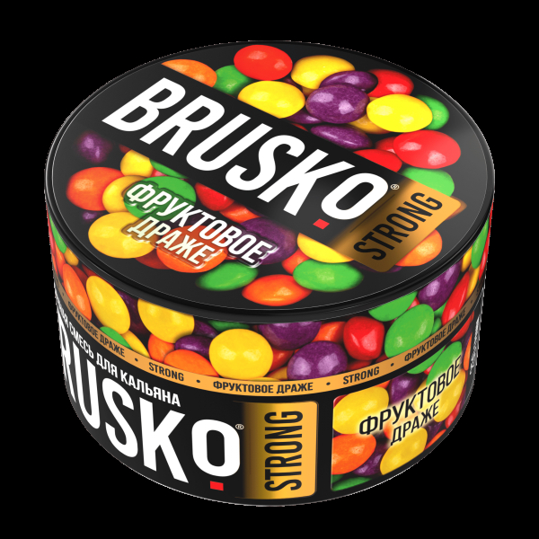 Смесь Brusko Strong фруктовое драже  250 гр в Ростове-на-Дону