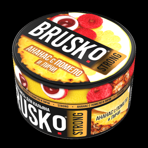 Смесь Brusko Strong ананас с помело и личи  250 гр в Ростове-на-Дону