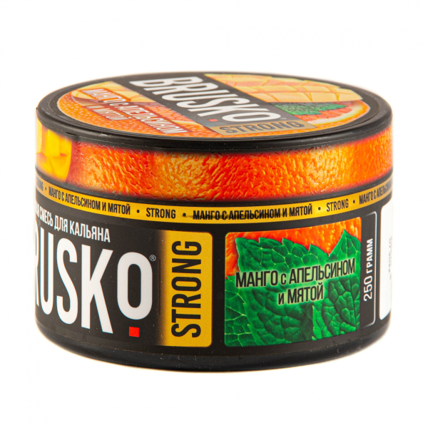 Смесь Brusko Strong манго с апельсином и мятой  250 гр в Ростове-на-Дону