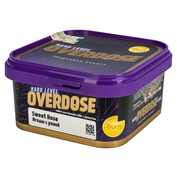 Табак Overdose Sweet Rose  200 грамм в Ростове-на-Дону