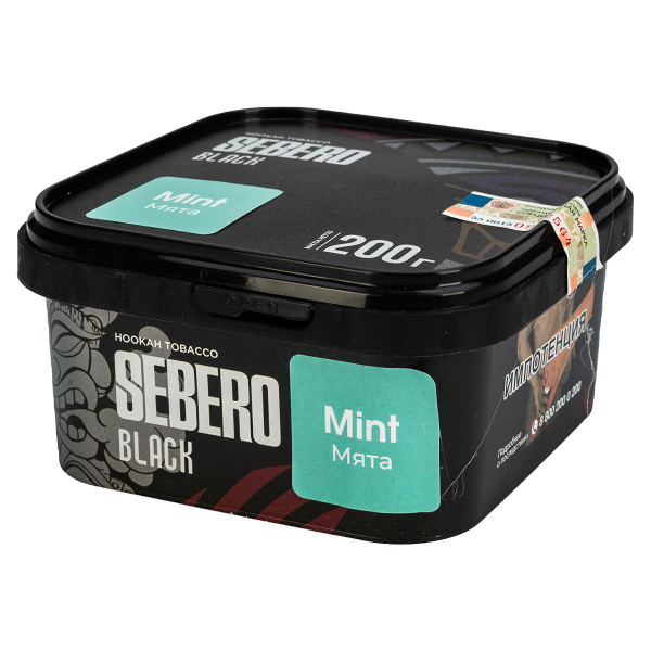 Табак Sebero Black Mint  200 грамм в Ростове-на-Дону