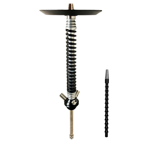 Кальян Mamay Custom V3 №12 Coilovers Хром-Черный  в Ростове-на-Дону