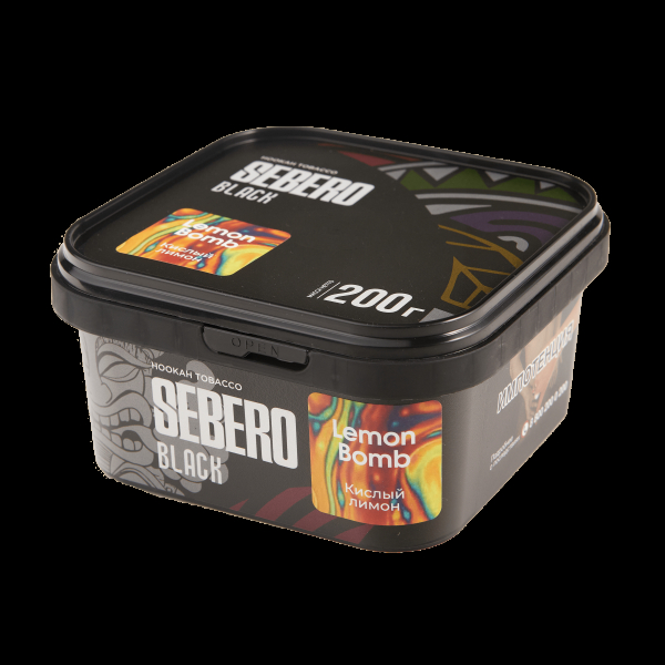 Табак Sebero Black Lemon Bomb  200 грамм в Ростове-на-Дону
