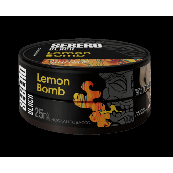 Табак Sebero Black Lemon Bomb  25 грамм в Ростове-на-Дону