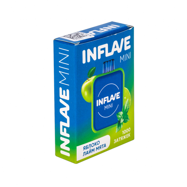 Inflave Mini Яблоко Лайм Мята (1000 Затяжек) в Ростове-на-Дону