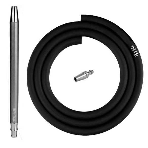 Hoob Smpl Xl Шланг Комплект Black (Черный Шланг, Мундштук, Коннектор Plug) в Ростове-на-Дону