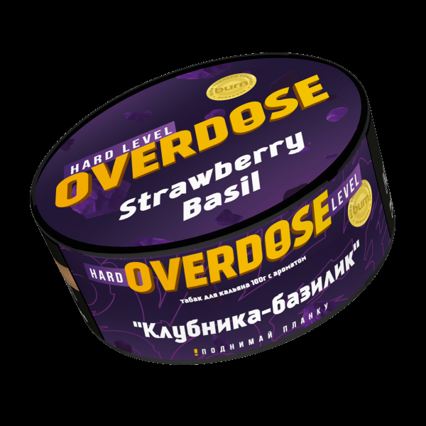 Табак Overdose Strawberry Basil  100 грамм в Ростове-на-Дону