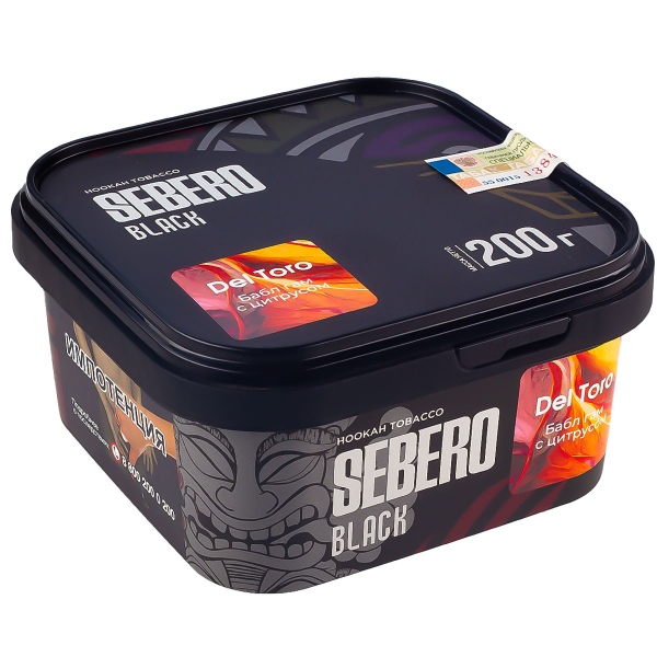 Табак Sebero Black Del Toro  200 грамм в Ростове-на-Дону