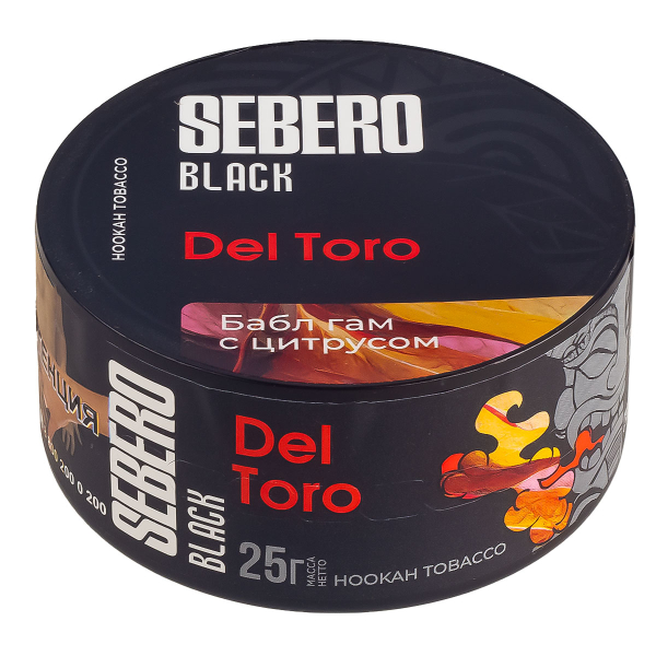 Табак Sebero Black Del Toro  25 грамм в Ростове-на-Дону