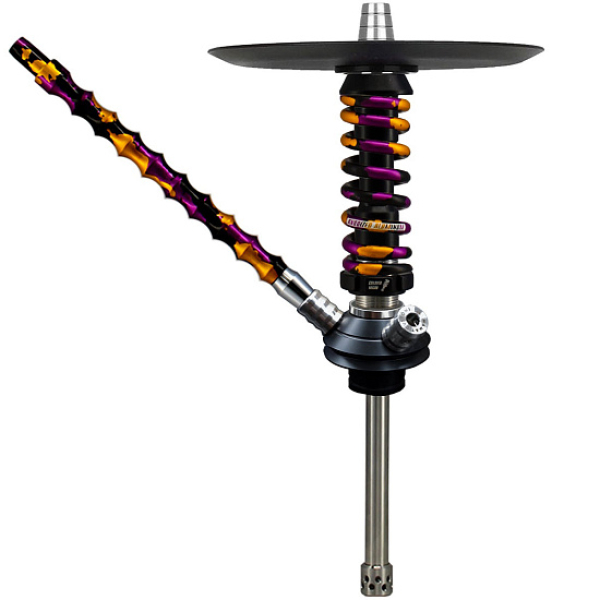 Кальян Mamay Custom Coilovers Micro Черный Пурпурно-Золотой Камуфляж  в Ростове-на-Дону
