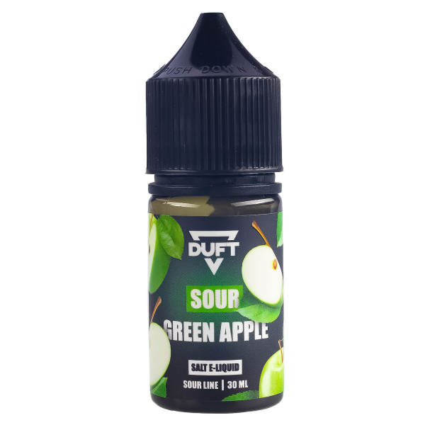 Жидкость Duft Sour Line Salt 20 Green Apple 30 Мл в Ростове-на-Дону