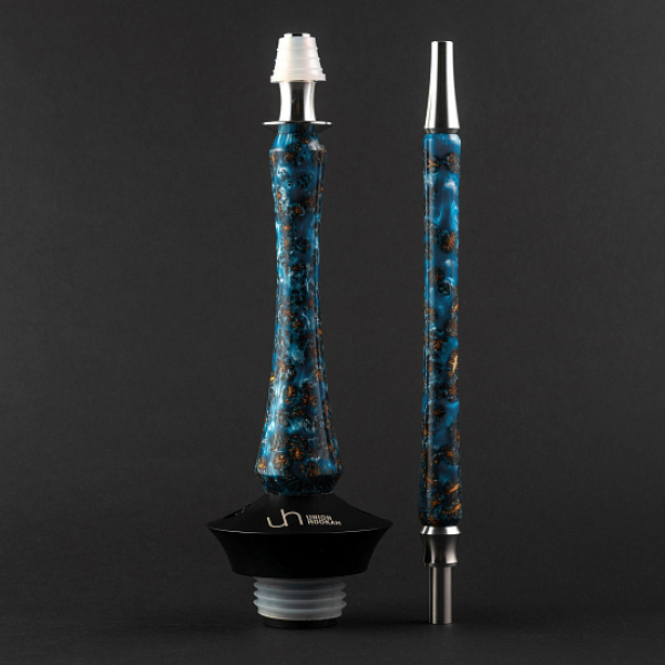 Кальян Union Hookah Sleek Акрил С Шишками Голубой   в Ростове-на-Дону
