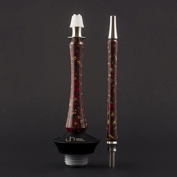Кальян Union Hookah Sleek Акрил С Шишками Красный   в Ростове-на-Дону