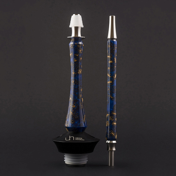 Кальян Union Hookah Sleek Акрил С Шишками Синий  в Ростове-на-Дону