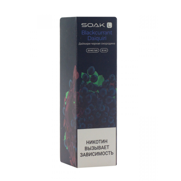 Жидкость Soak Blackcurrant Daiquiri 10 Мл 2 Мг в Ростове-на-Дону