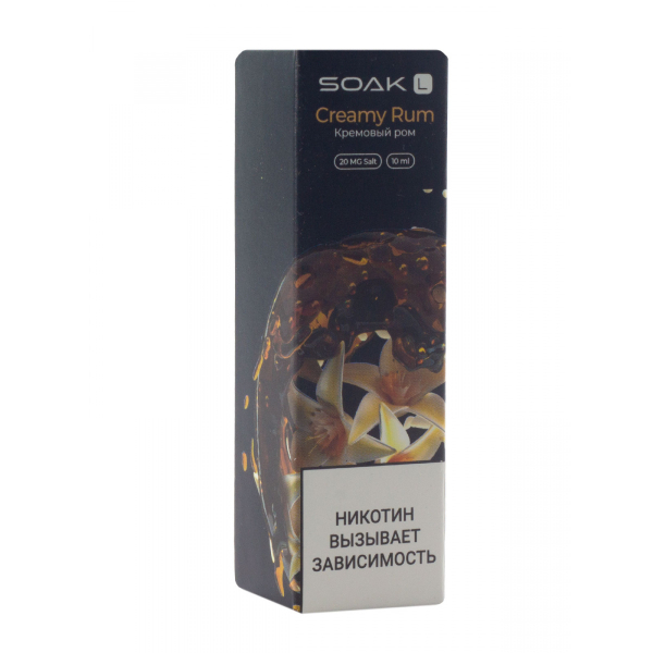 Жидкость Soak Creamy Rum 10 Мл 2 Мг в Ростове-на-Дону