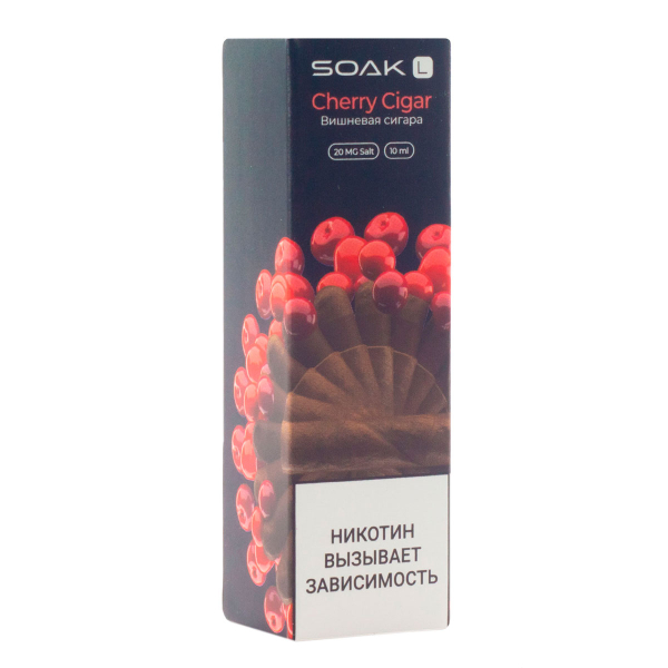 Жидкость Soak Cherry Cigar 10 Мл 2 Мг в Ростове-на-Дону
