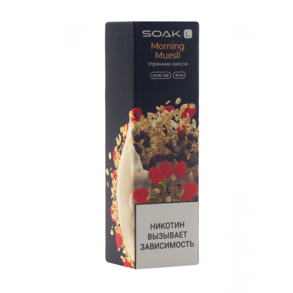 Жидкость Soak Morning Muesli 10 Мл 2 Мг в Ростове-на-Дону