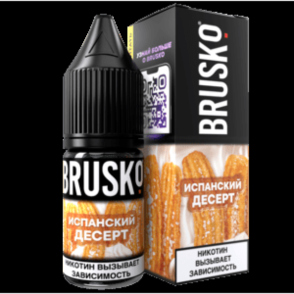Жидкость Brusko Salt Испанский Десерт 10 Мл 2 Мг в Ростове-на-Дону