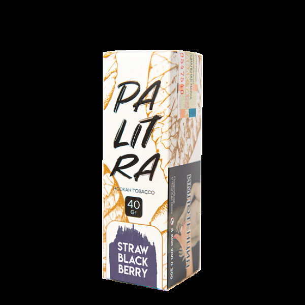 Табак Palitra Straw Black Berry (Земляника Ежевика)  40 грамм в Ростове-на-Дону
