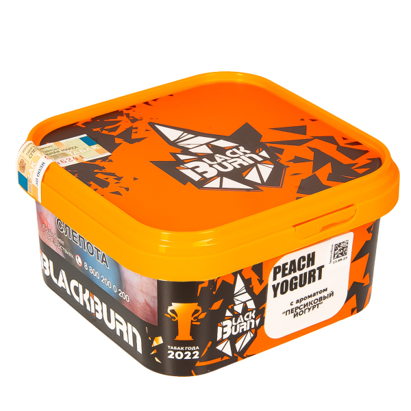 Табак Burn Black Peach Yogurt  200 грамм в Ростове-на-Дону