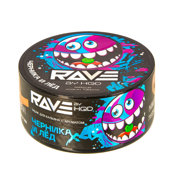 Табак Rave By Hqd Черника И Лед  25 грамм в Ростове-на-Дону