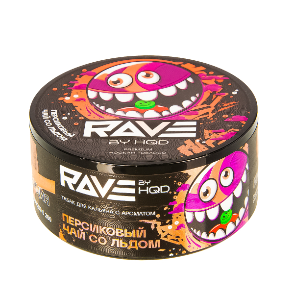 Табак Rave By Hqd Персиковый Чай Со Льдом  25 грамм в Ростове-на-Дону